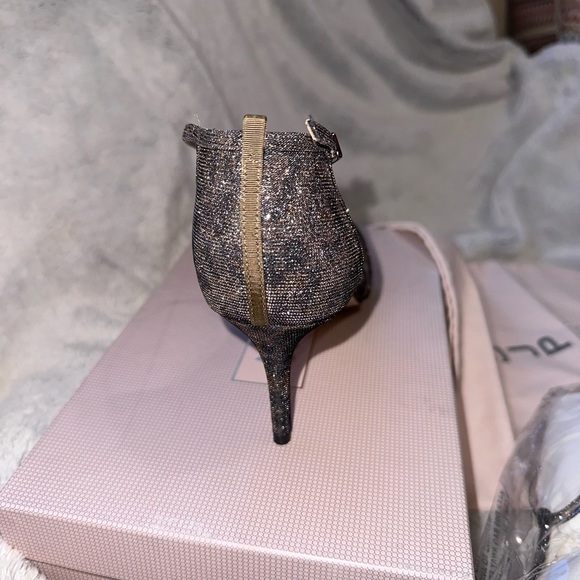 NWT SJP carrie 70 cartel metal FA leopard size 42 Made In Italy in box/show bag - Picture 4 of 10